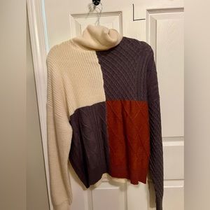 Cute turtleneck sweater never worn size Large tag on